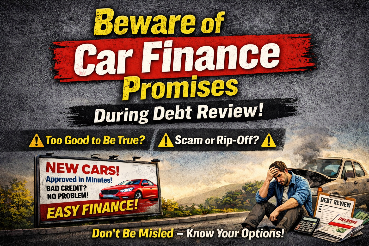 Why You Cannot Get Car Finance in Debt Review